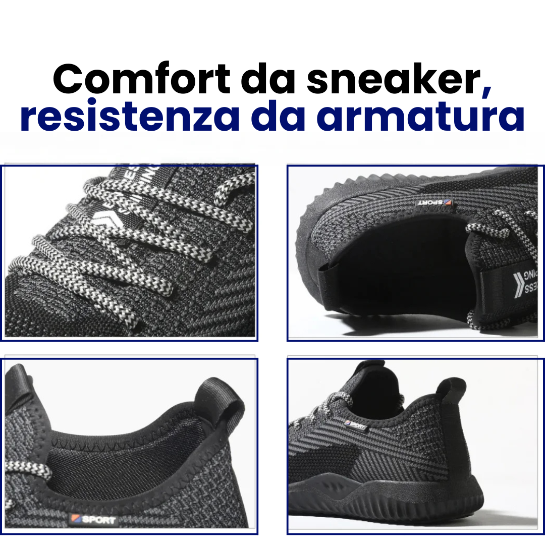 Tempra® - La scarpa da lavoro che sembra una sneaker. E protegge come un’armatura.