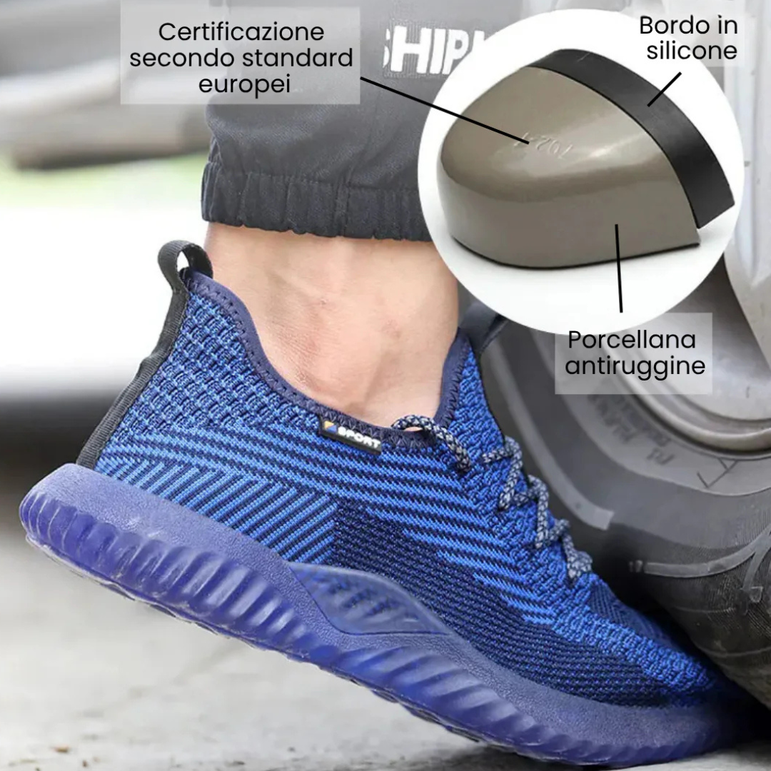 Tempra® - La scarpa da lavoro che sembra una sneaker. E protegge come un’armatura.