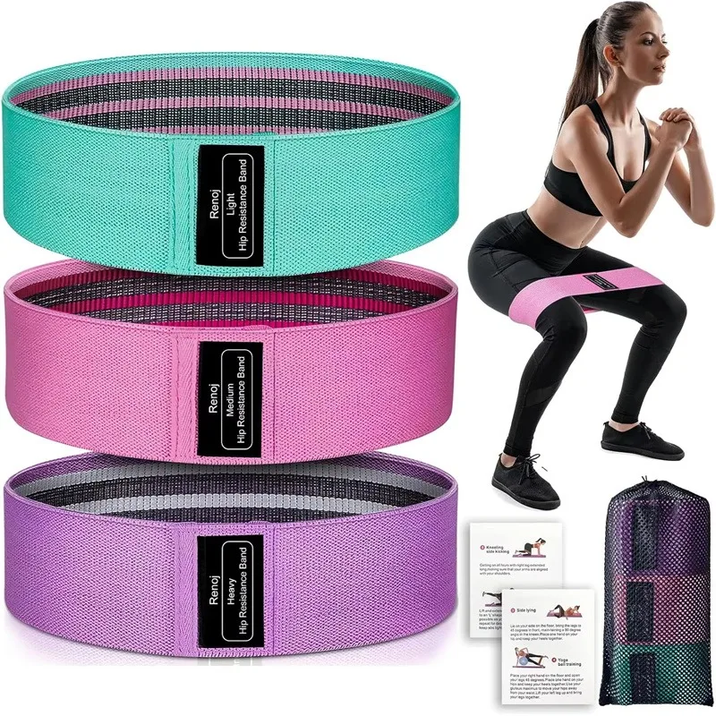 Set Bande Elastiche – 3 Resistenze (Light/Medium/Heavy) - Stiliani Abbigliamento