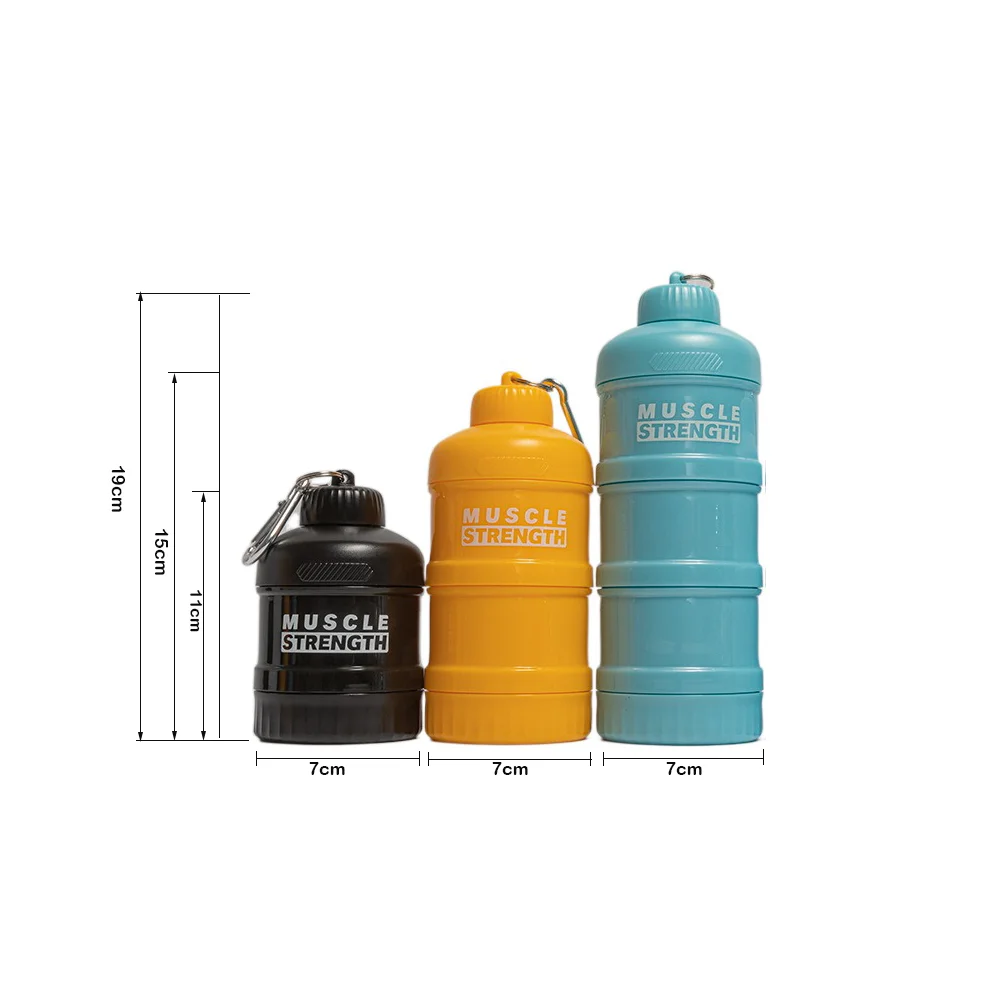 Porta Polveri da Viaggio – 3 Scomparti Impilabili (BPA-Free) - Stiliani Abbigliamento
