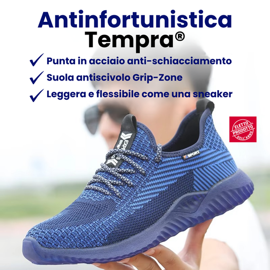 Tempra® - La scarpa da lavoro che sembra una sneaker. E protegge come un’armatura.