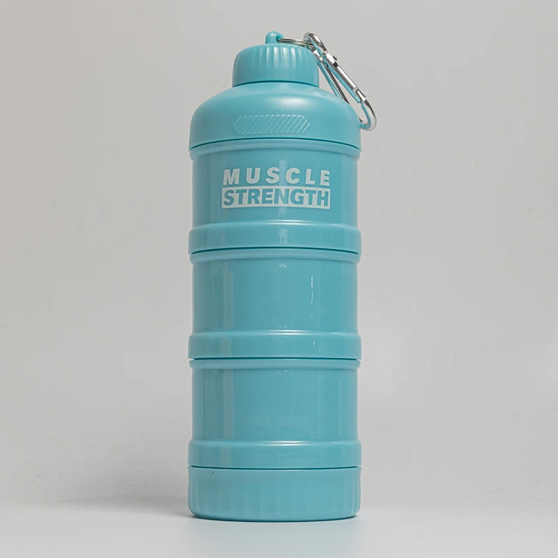 Porta Polveri da Viaggio – 3 Scomparti Impilabili (BPA-Free) - Stiliani Abbigliamento